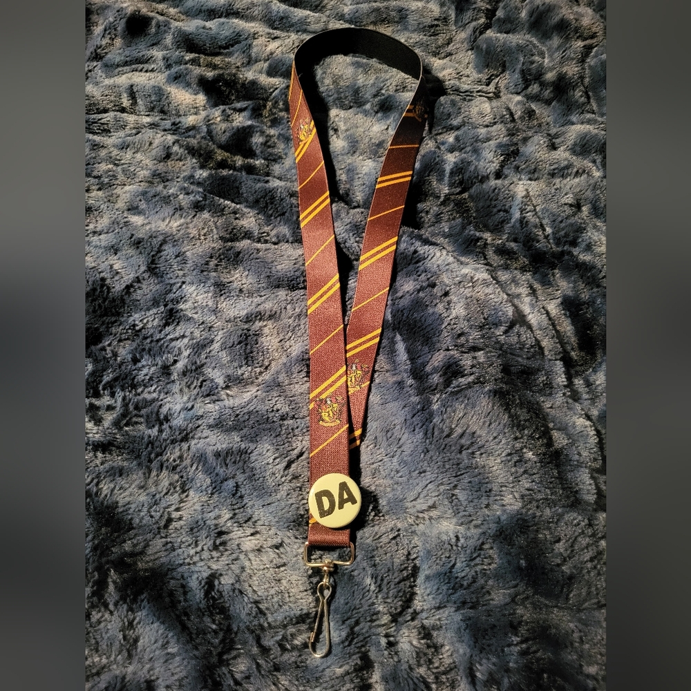 Harry Potter Gryffindor Lanyard with DA pin